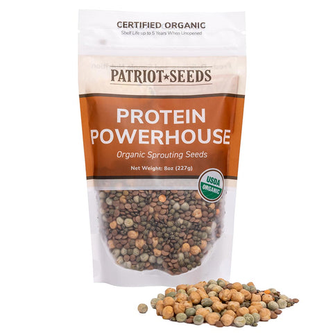 Organic Protein Powerhouse Sprouting Seeds Mix (8 ounces)
