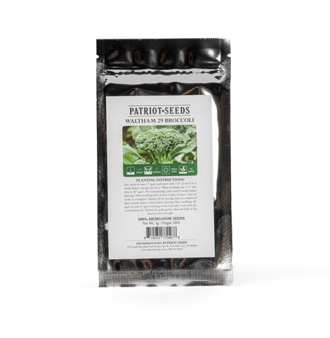 broccoli seeds planting instructions Patriot Seeds Heirloom Waltham 29 Broccoli Seeds (1g)