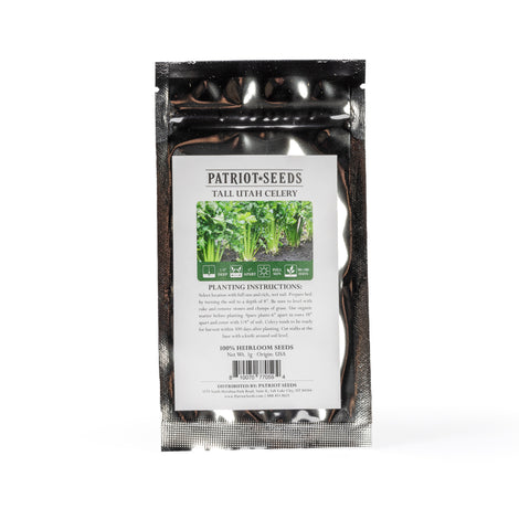 celery seeds to plant Patriot Seeds Heirloom Tall Utah Celery Seeds (1g)
