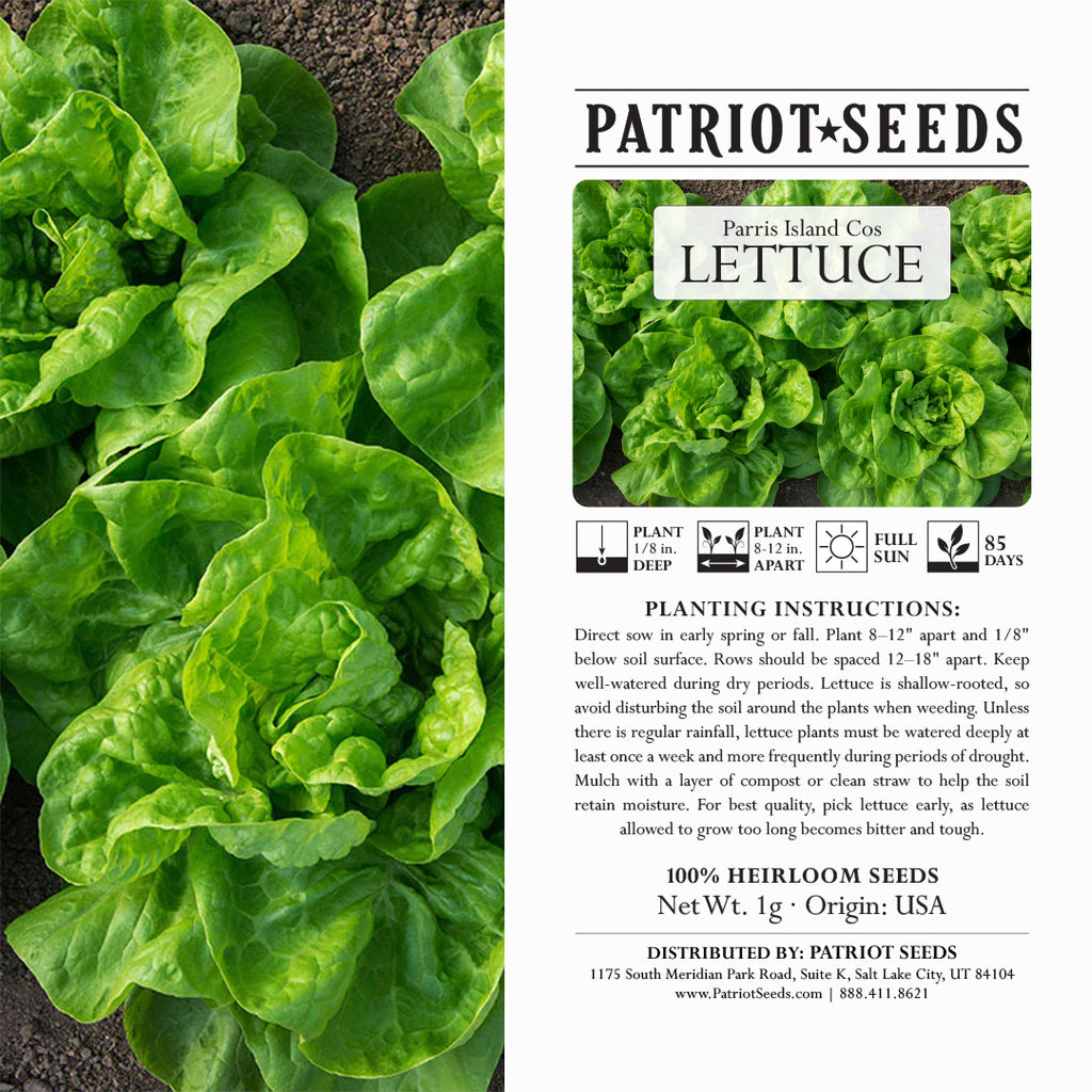 pss plant seeds HeirloomParris Island Cos