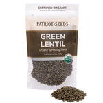 Organic Green Lentil Sprouting Seeds (4 ounces)