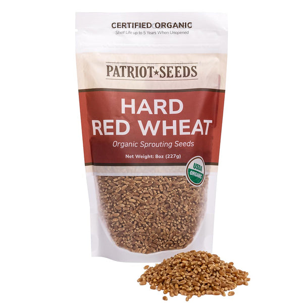 hard red winter wheat seed for planting Organic Hard Red Wheat Sprouting Seeds (8 ounces)