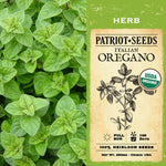 Organic Italian Oregano Herb Seeds (250mg) - My Patriot Supply