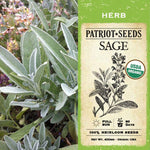Organic Sage Herb Seeds (400mg) - My Patriot Supply